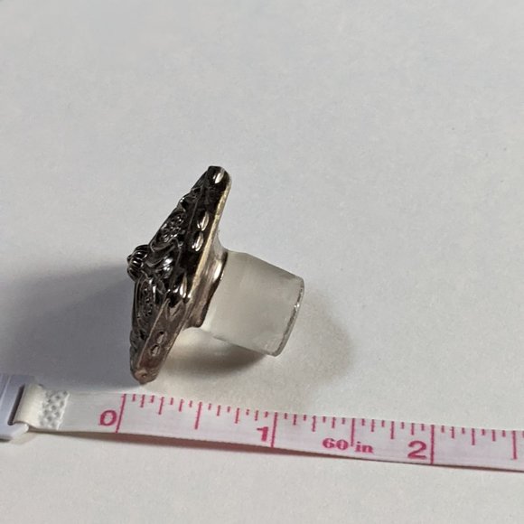 VTG Perfume Bottle Glass/Metal - Picture 7 of 10